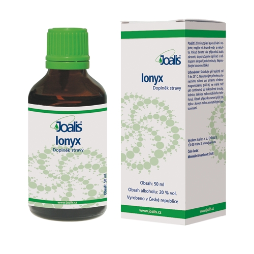 Ionyx 50ml Přírodní kapky se směsí rostlinných macerátů. Joalis doplněk stravy produkt 1011475