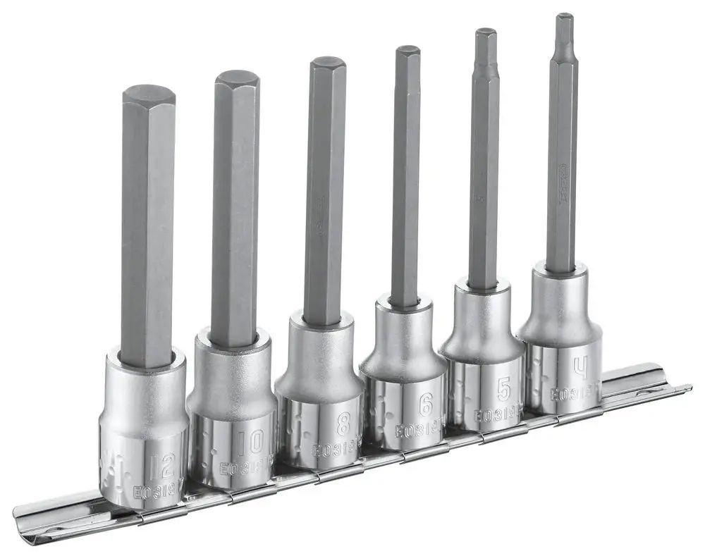 SADA 1/2" HLAVICE IMBUS NA LIŠTĚ 100mm 6-DÍLNÁ produkt 11421447