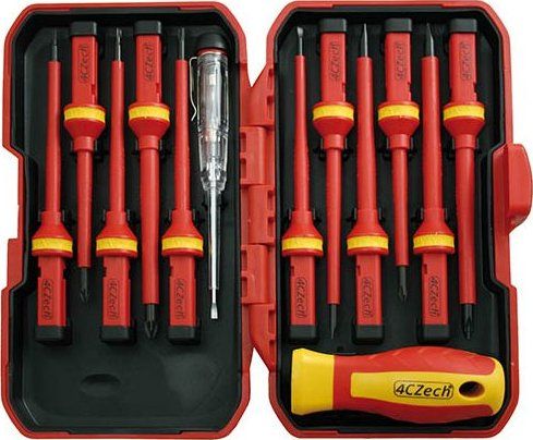 Sada elektrikářských šroubováků s výměnnou rukojetí 13-dílná 4CZech produkt 11707100