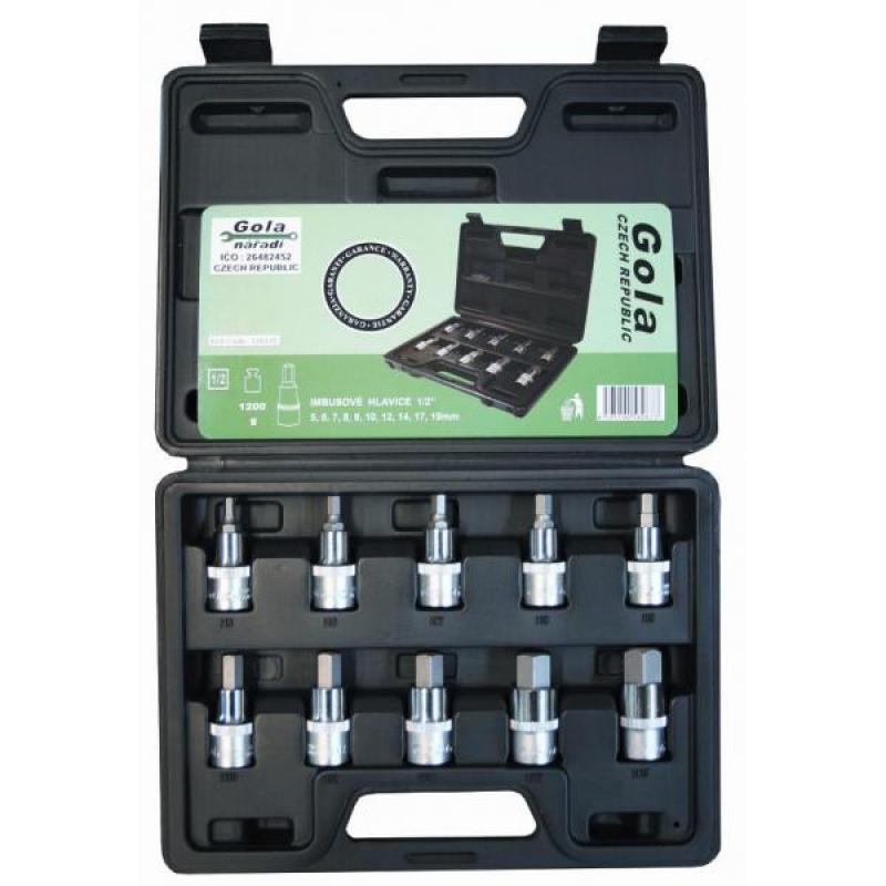 SADA HLAVIC IMBUS 1/2" 10 dílná produkt 11809290 SADA HLAVIC IMBUS 1/2" 10 dílná produkt 11809290