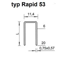 SPONA TYP 3 v plastovém balení produkt 17201900M