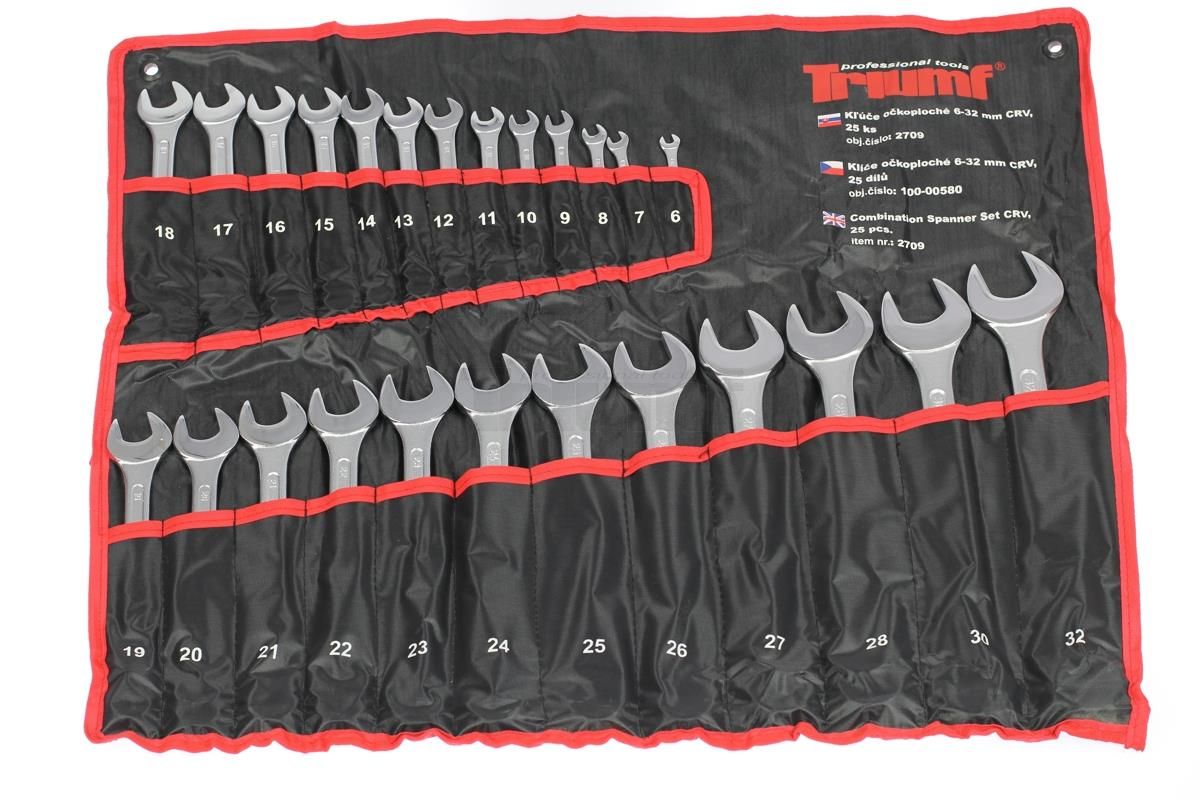 H-SADA KLÍČŮ 6-32 OČKOPLOCHÉ 25ks produkt 18205645