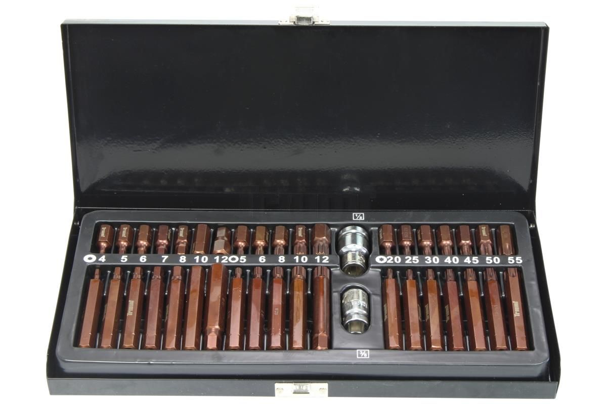 SADA BITŮ PRO IMBUS,T-PROF,XZN3/8,1/2 40dílů produkt 18213355