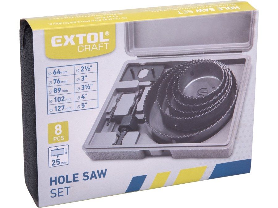 DĚROVAČE PILOVÉ SADA 5 DÍLŮ 64-127mm produkt 18243007