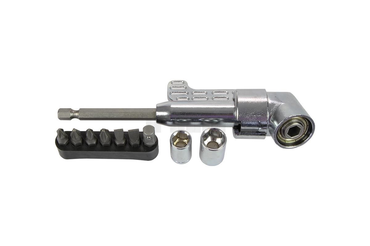 ÚHLOVÝ adaptér 1/4" pro 1/4" bity, s rukojetí, sada 10 díl produkt 18309525