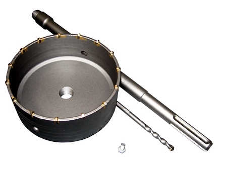 Příklepová vrtací korunka pr. 75 mm se stopkou 110 mm SDS+ produkt 18503630