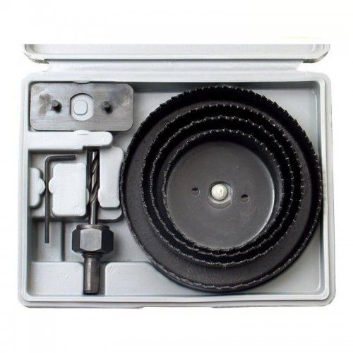 Vrtáky vykružovací do dřeva korunkové sada 8ks 64-127mm produkt 18506780