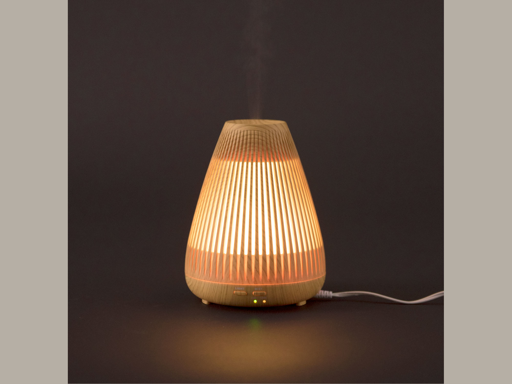 Aroma difuzér BEAM - PAPRSEK, osvěžovač a zvlhčovač vzduchu, imitace světlého dřeva produkt 18508050