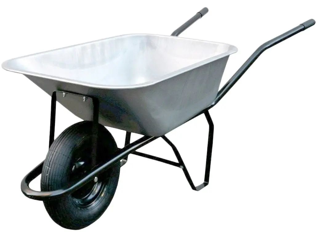 KOLEČKO STAVEBNÍ 100L, PLNÉ, ZN KORBA, NOSNOST 120KG, ROZLOŽENÉ produkt 25113275