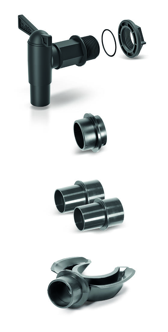 příslušenství k sudům na dešťovou vodu ICANSET 3, sada 5dílná produkt 25202220