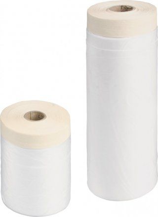 FOLIE ZAKRÝVACÍ 140cm x 33m s papírovou páskou produkt 28025453