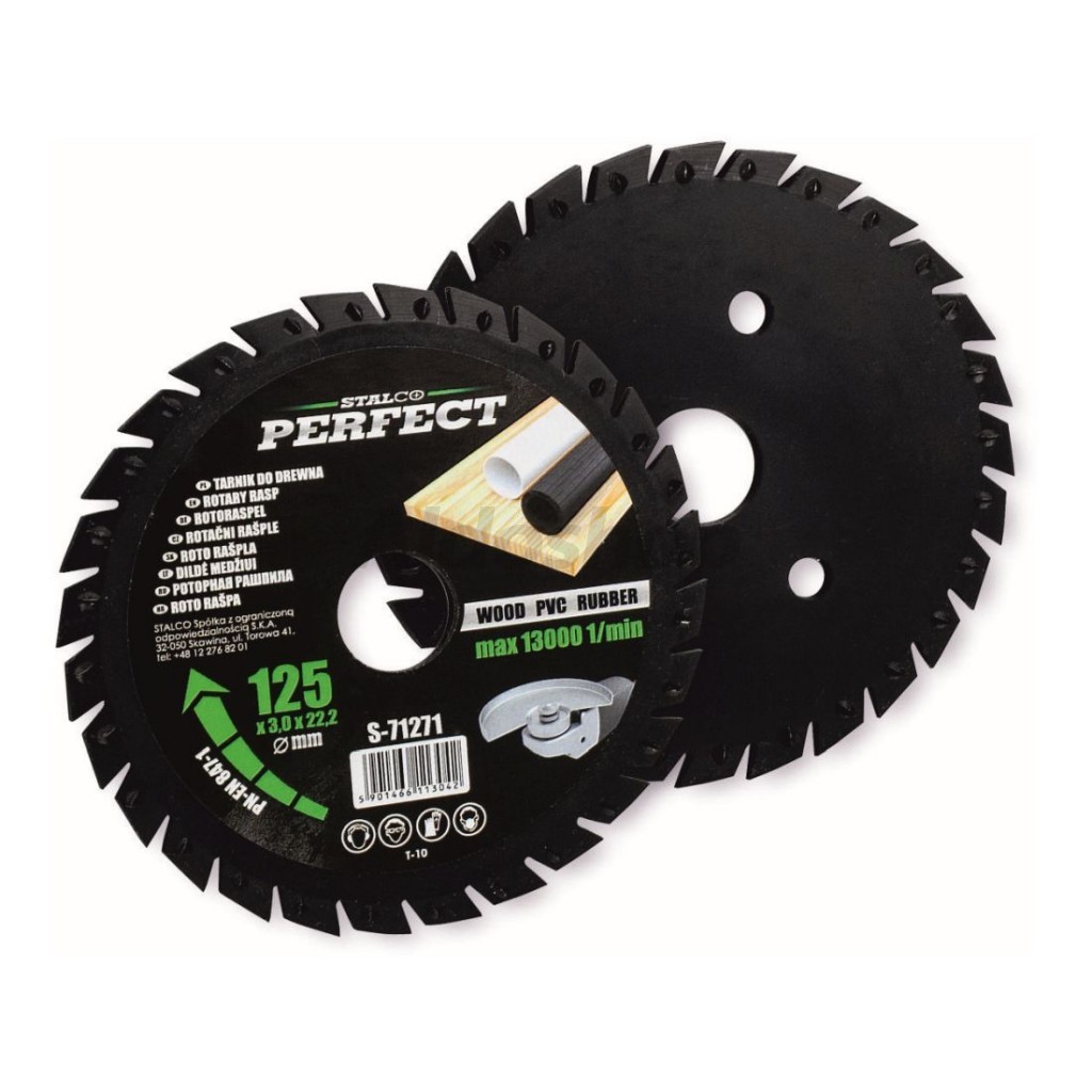 Rotační rašple řezná 125 x22,.x3,0mm pro úhlové brusky/kot.řezací pila produkt 38170111