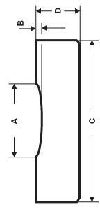 PZ 1500/73 keramická podložka délka 500mm min.56ks produkt 41251610