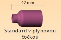 HUBICE KERAMICKÁ bj=10 S plynovou čočku Grip pro hořák TIG produkt 43163060M