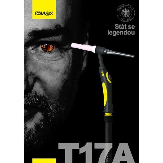 Hořák KOWAX® T17A, 4m Hořák ruční TIG k GeniTig 315 AC produkt 47102144