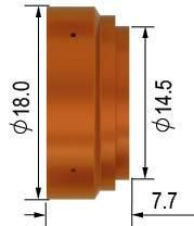 Rozdělovač vzduchu 6 ot. pro plasmu hořák SCP120 produkt 47040115