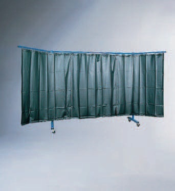 KEMPER 3 dílná ochranná svářečská stěna  3800x1830mm různé barvy produkt 49286510M