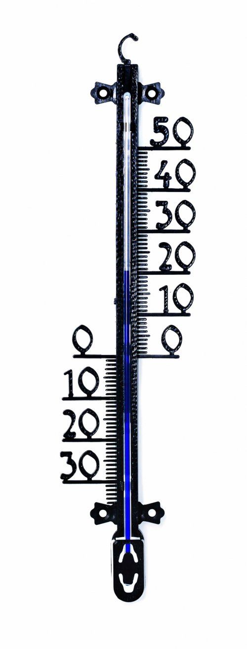 TEPLOMĚR VENKOVNÍ PLAST černý 27cm produkt 58001100