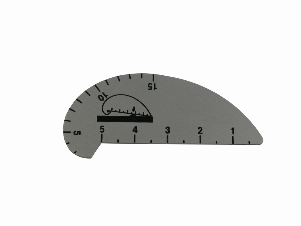 ŠABLONA KOUTOVÝCH SVÁRŮ 1-5 měrka na sváry produkt 62021350