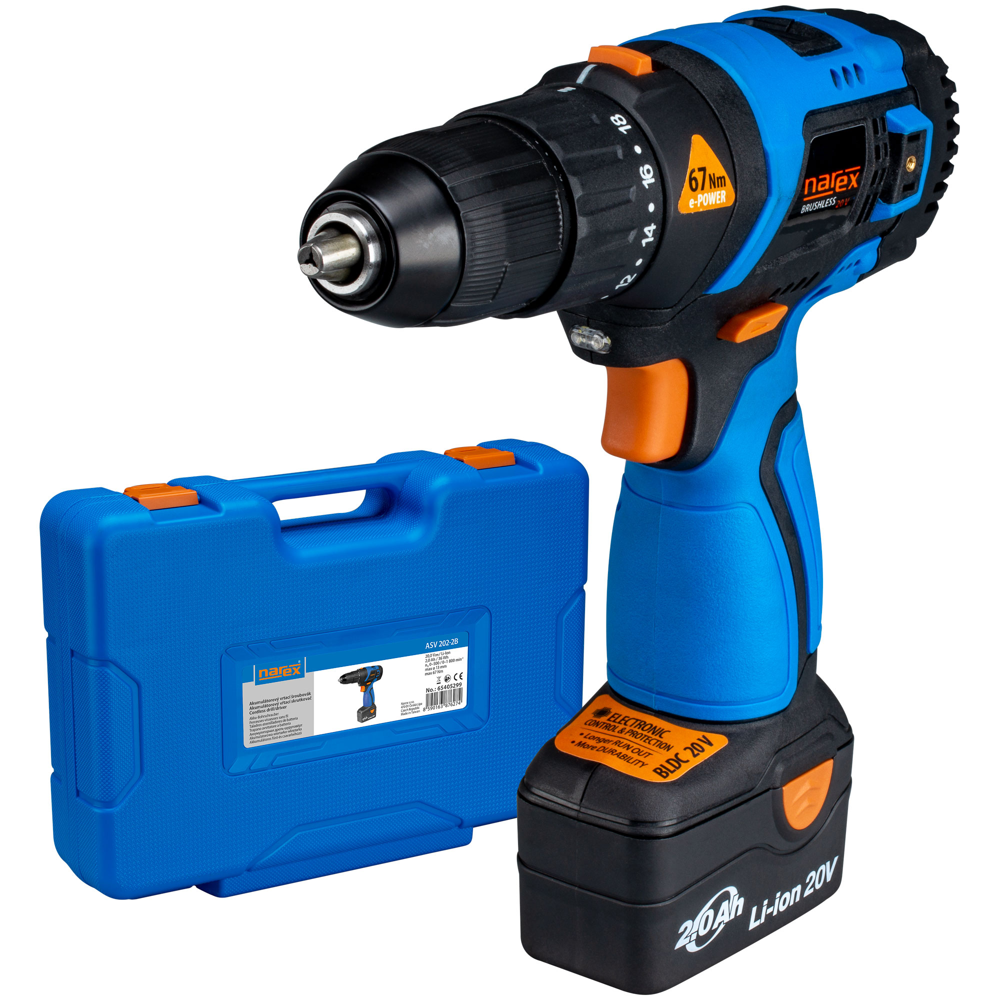 NAREX VRTAČKA AKU ASV 202-2B ( bezuhlíkový ) produkt 71103492