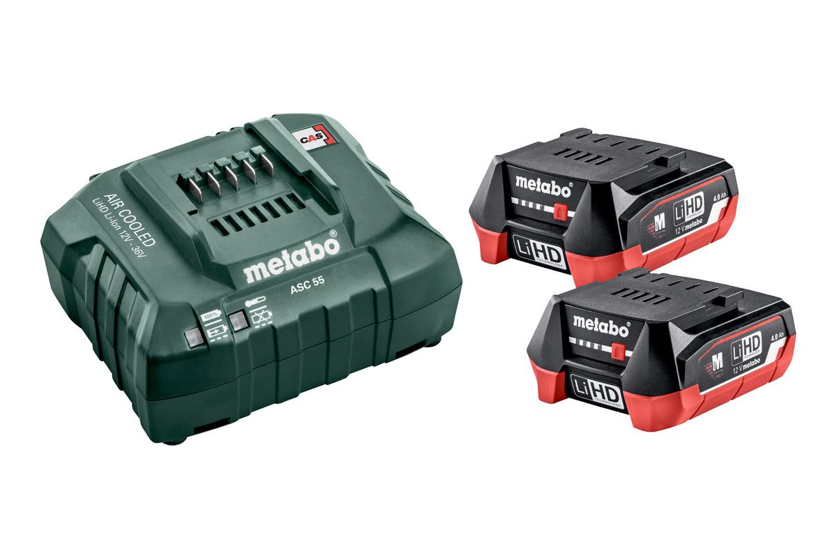 metabo ZÁKLADNÍ SADA 12 V 2 X LIHD 4,0 AH produkt 72109698