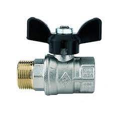 kulový ventil 1/2" vstup vnější - výstup vnitřní závit, ovládaní motýlek produkt 73419690