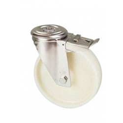 Kolečko polyamidové NNA/QRD otočné s otvorem a brzdou produkt 77503615M