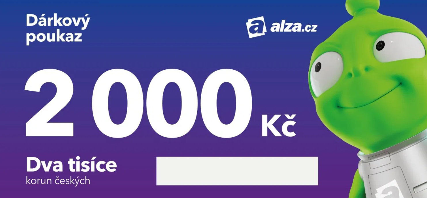 Kupon ALZA na 2000 Kč  pouze jako bonus pro stálé zákazníky produkt 79460054