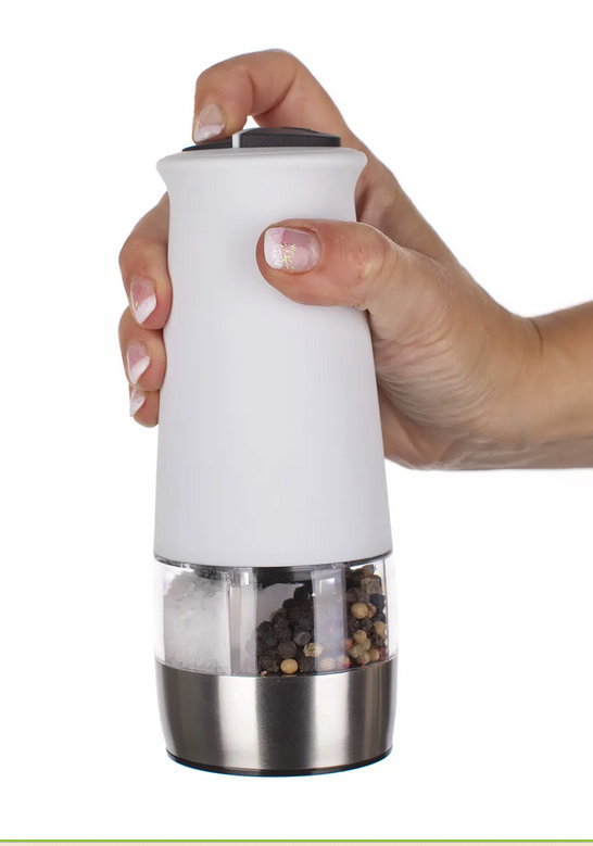 mlýnek na koření elektrický 2v1 bílý sůl s pepř produkt 79460140