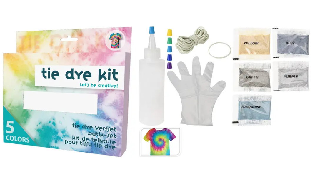 Sada na batikování mix barev 5g (5ks)+příslušenství produkt 79460230