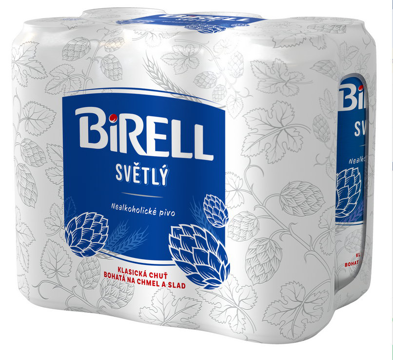 BIRELL Světlý Pivo nealkoholické 6 x 500 ml plech produkt 7946170