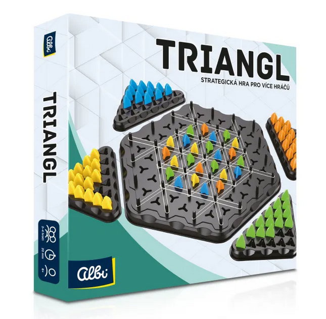 Triangl  hra s gumičkama o území produkt 7946496