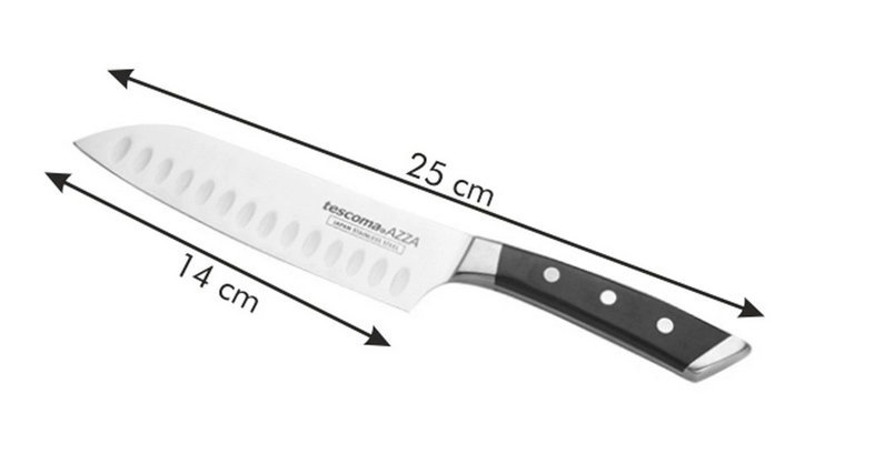 Nůž japonský AZZA SANTOKU 14 cm produkt 7948060