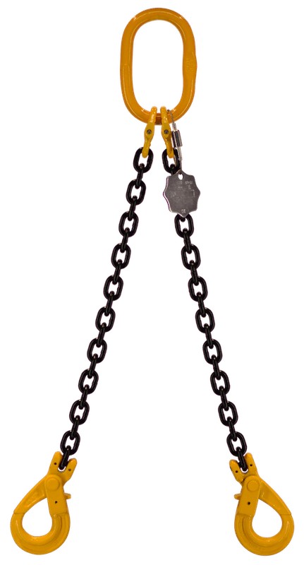 Vázací 2 x řetěz T8 oko-hák 5m 2,8 tun (0˚- 45˚) / 2 tuny (45˚- 60˚) produkt 79932842
