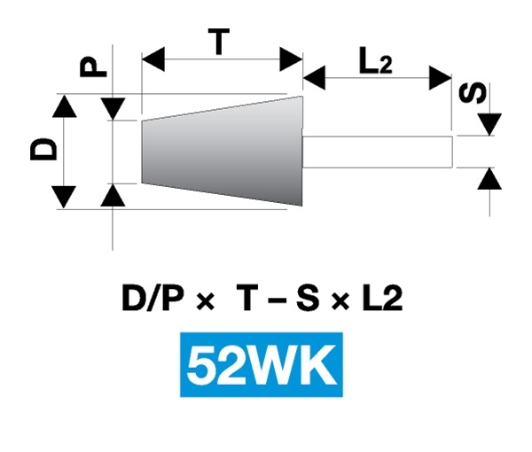 Brusné tělísko na litinu, sklo, barevné kovy, plasty RŮZNÉ TVARY Keramické produkt 81007275M