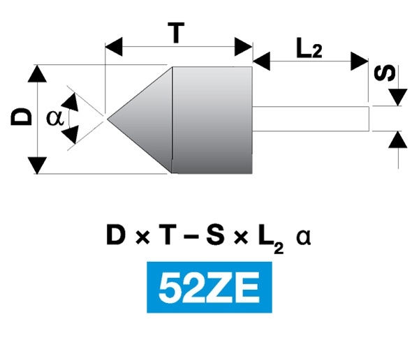 Brusné tělísko 32861 na nerezi, oceli Keramické  růžové produkt 81007367M