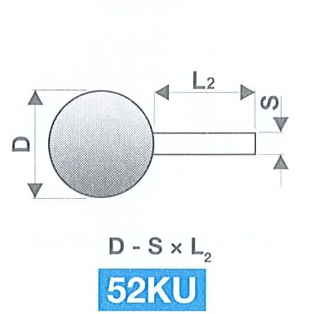 Brusné tělísko 33151 na kovy, plasty, skla 99BA Keramické  bílé produkt 81007385M