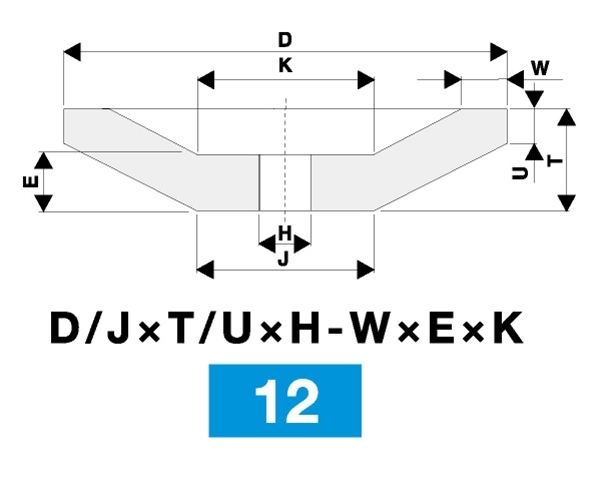 Brusný kotouč 429972 48C 80 K 9 V 09 150/50X15/10/3X20  58131 1533.09s produkt 81017100