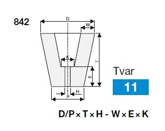 orovnávací Brusný kotouč pro DIABOLO VÝPRODEJ 436593 48C 36P 4V 50/44X57/8X27/23/8  84231 5010.00s produkt 81022340