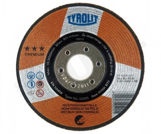 Kotouč brusný *** 115x7x22.2 HLINÍK *Tyrolit produkt 82111540