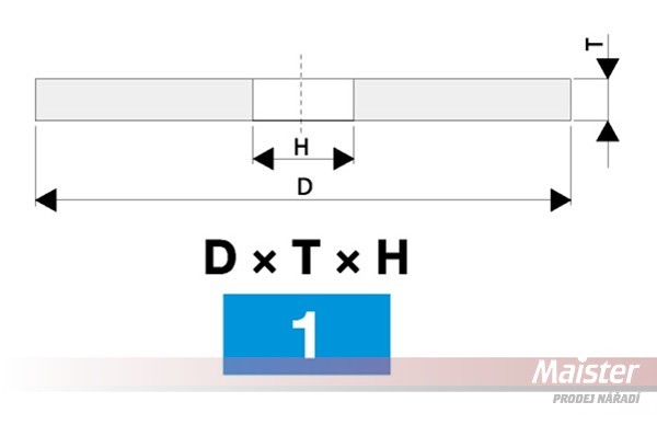 Brusný kotouč 436343 96A 20Q 2B 63 100x20x20  vysokootáčkový 47274 1057.00.s produkt 83003720