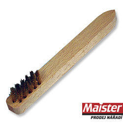 KARTÁČ DRÁTĚNÝ RUČNÍ MAZÁČEK DLOUHÝ mosaz 0,15 mm produkt 86213400