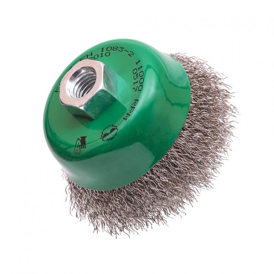 KARTÁČ DRÁTĚNÝ HRNKOVÝ NEREZ VLNITÝ DRÁT produkt 86222220M