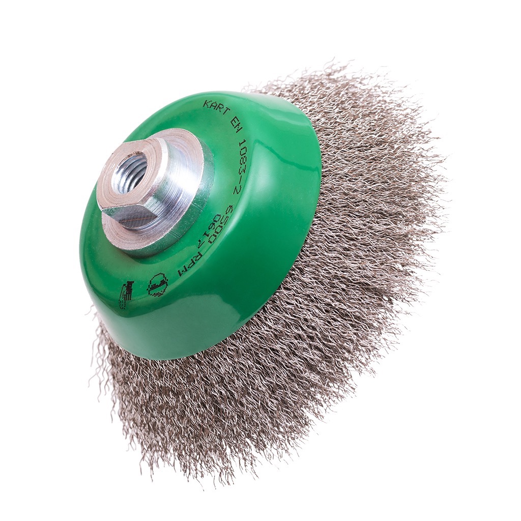 KARTÁČ DRÁTĚNÝ HRNKOVÝ NEREZ VD 120 0.30 M14 produkt 86232102