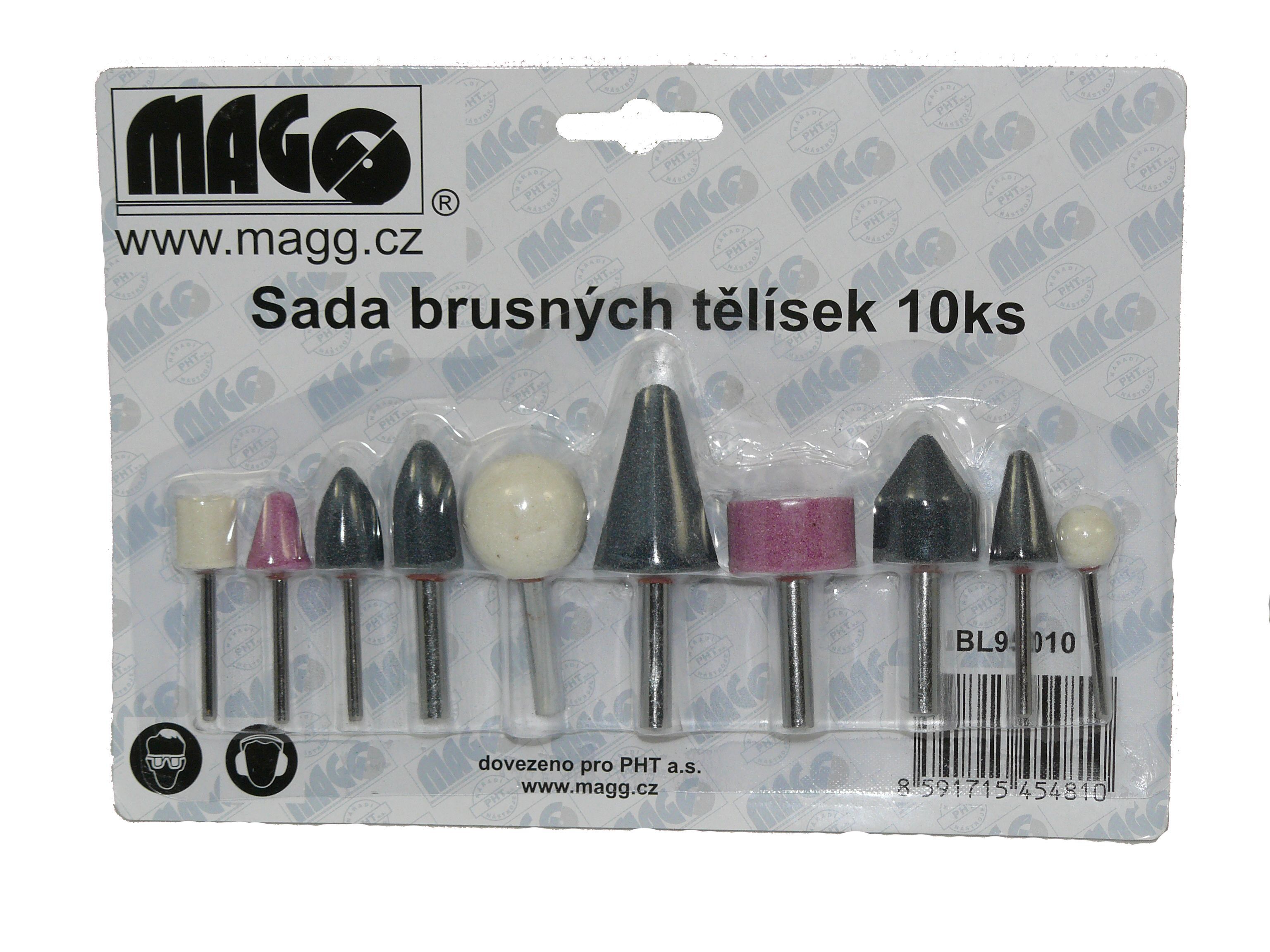 Brusné tělísko SADA BRUSNÝCH TĚLÍSEK 10 dílů produkt 89003202