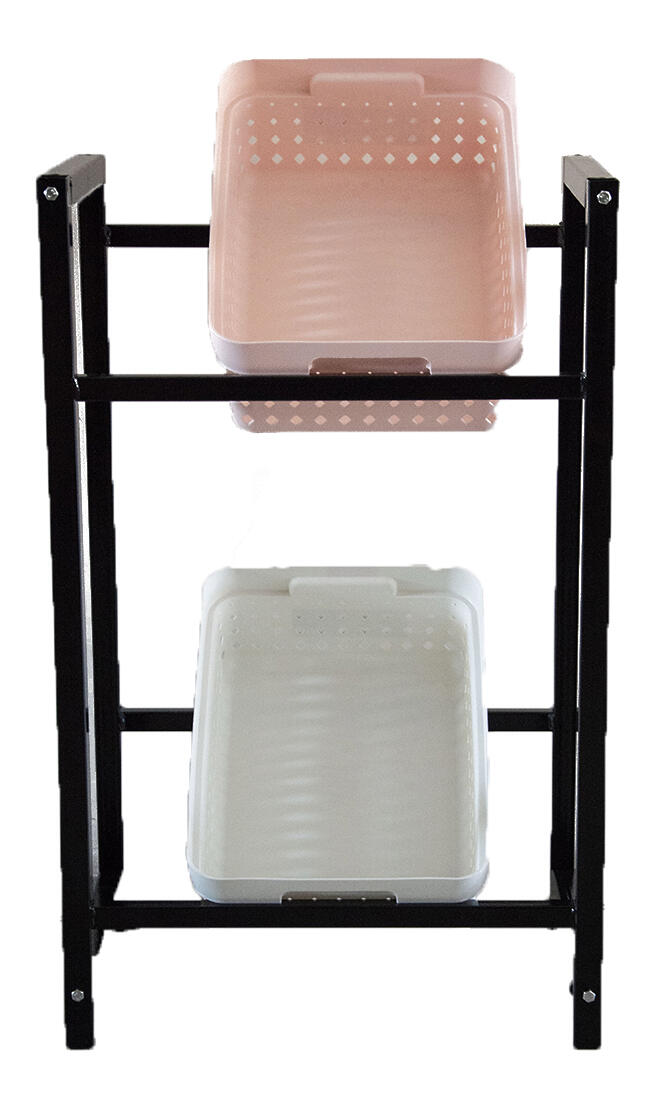 regál na přepravky 47x31x75cm kov produkt 91200850