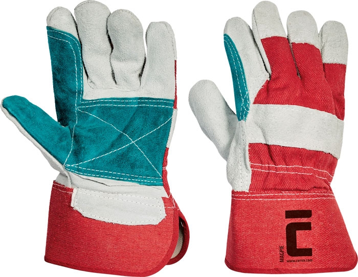 RUKAVICE PRACOVNÍ MAGPIE vel.11 zesílené kombi ( Mary, King ) produkt 94100301