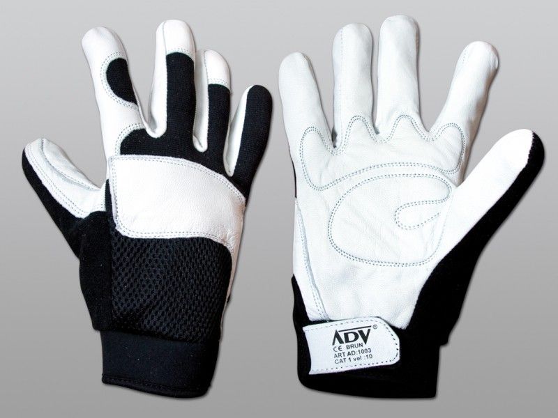 RUKAVICE PRACOVNÍ  BRUN  vel. 8 -12       suchý zip    kombi produkt 94100472M