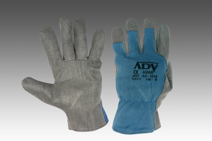 RUKAVICE PRACOVNÍ AMAR vel. 8 šedo-modré kombi Doprodej produkt 94100486