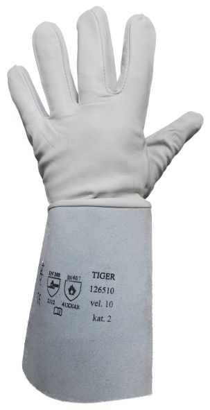 RUKAVICE PRACOVNÍ SVÁŘEČSKÉ TIGER vel. 8 - 12 produkt 94100649M